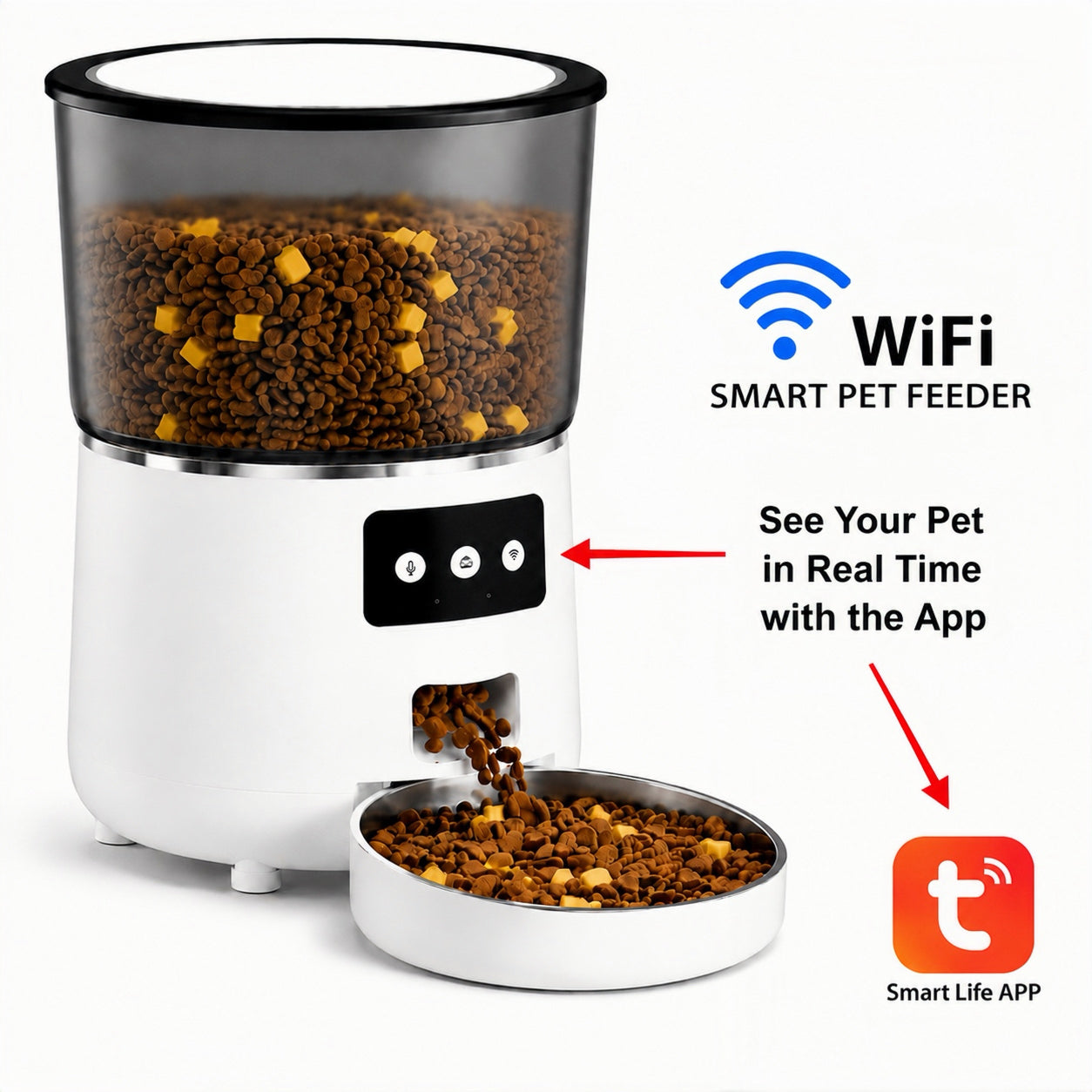 PawMeal Smart Automatic Pet Feeder 4L